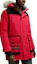 Lookbook 加拿大鹅 Erickson 红色连帽口袋冬季羽绒大衣 9513M-11