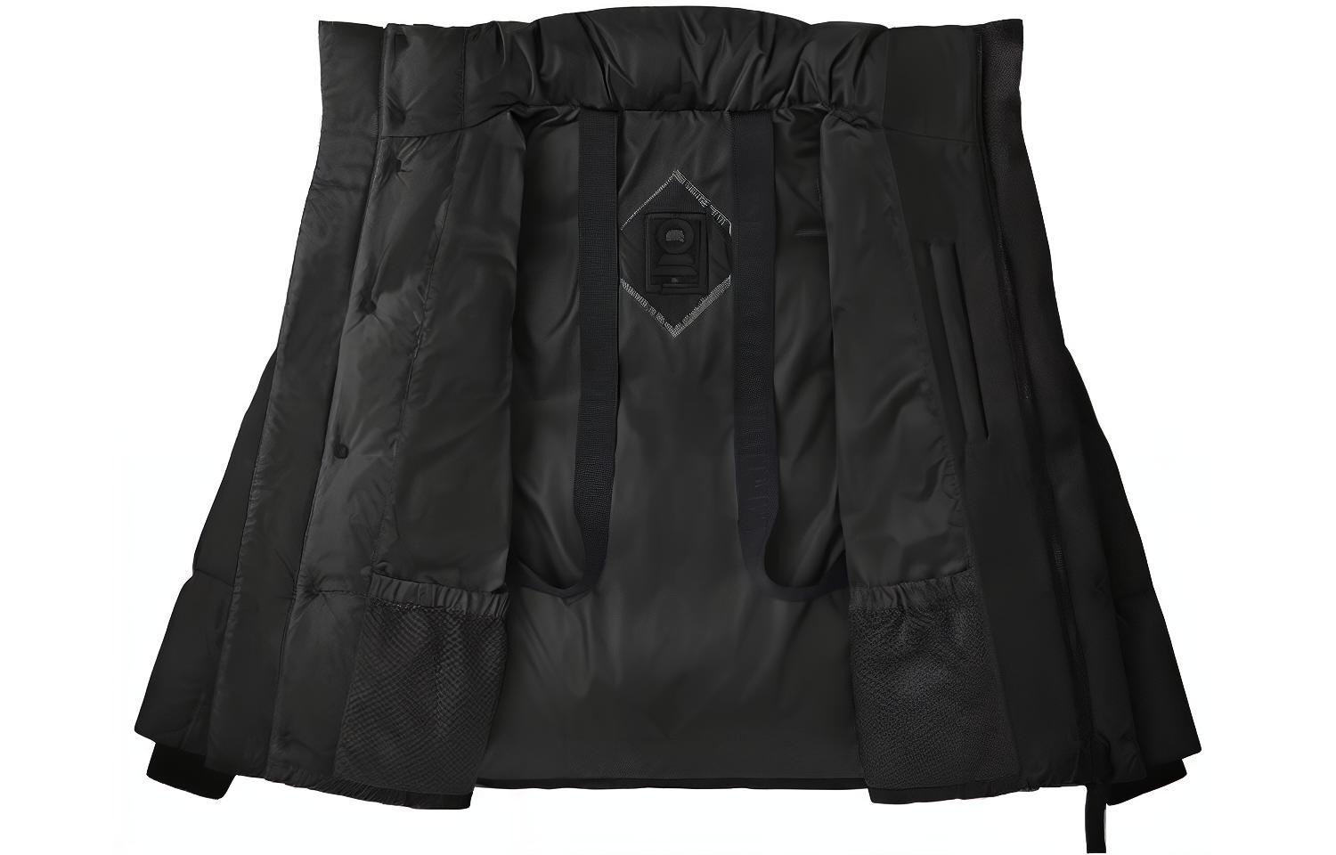 Lookbook Chaqueta de plumas unisex negra Canada Goose Everett FW22 Black Label invierno cálido. 2613MB-61