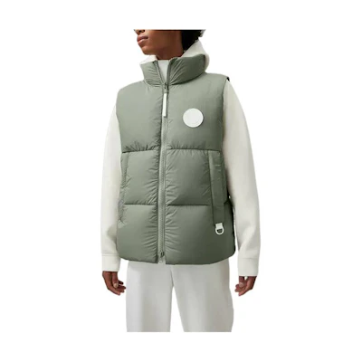 Canada Goose Everett FW22 White Label Windproof Down Vest Unisex Green 2614MB1-852