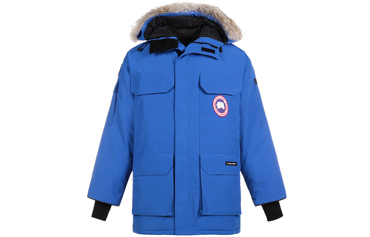 Canada Goose Expedition 08 Red Label Waterproof Hooded Parka Blue Unisex 4565MPB-64