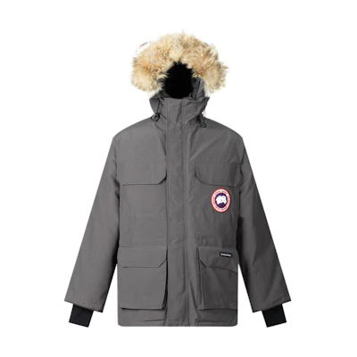 Canada Goose Expedition Fusion Fit Long Parka, Graphite, Unisex Winter Coat 4660MA-66