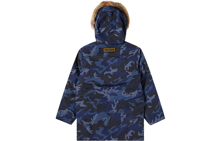 Lookbook Canada Goose Expedition FW21 Jaket Parka Down Tahan Air Unisex Biru Camo. 4660MP-898