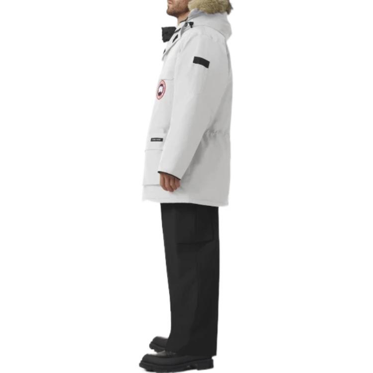 Shop Canada Goose Expedition FW22 White Parka - Waterproof, Windproof Unisex Winter Jacket 4660MT-433