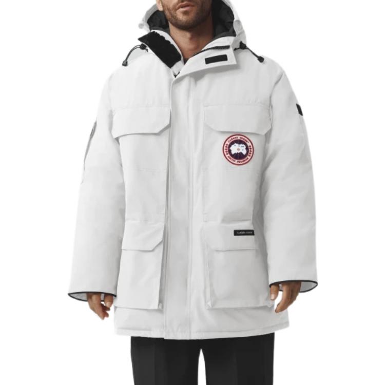 Details for Canada Goose Expedition FW22 White Parka - Waterproof, Windproof Unisex Winter Jacket 4660MT-433