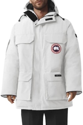 Canada Goose Expedition FW22 White Parka - Waterproof, Windproof Unisex Winter Jacket 4660MT-433 Details for Canada Goose Expedition FW22 White Parka - Waterproof, Windproof Unisex Winter Jacket 4660MT-433