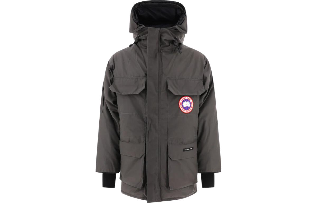 Canada Goose Expedition Parka 08 Windproof Waterproof Long Jacket Mens Grey 2051M4-766