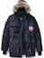 Order Canada Goose Expedition Parka Biru Tentera Kot Musim Sejuk Unisex Dengan Bulu Bercantum 4660M-646