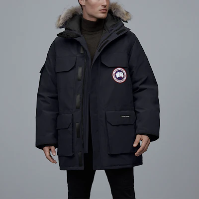Canada Goose Expedition Parka Biru Tentera Kot Musim Sejuk Unisex Dengan Bulu Bercantum 4660M-646 Shop Canada Goose Expedition Parka Biru Tentera Kot Musim Sejuk Unisex Dengan Bulu Bercantum 4660M-646