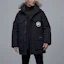 Shop Canada Goose Expedition Parka Biru Tentera Kot Musim Sejuk Unisex Dengan Bulu Bercantum 4660M-646