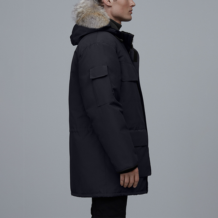 Canada Goose Expedition Parka Navy Blue Winter Down Coat Unisex Detachable Fur 4660M-646 圖 5