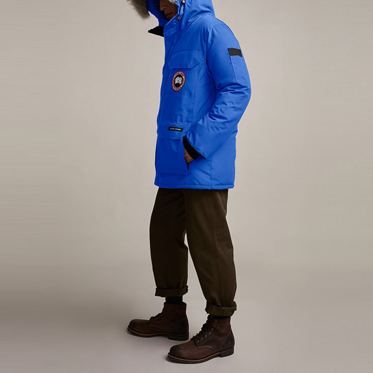 Details for Canada Goose Expedition PBI Parka Azul Chaqueta Invierno Unisex Impermeable Plumas 4565MPA-64