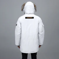 Shop Canada Goose Expedition PBI Red Label Waterproof Parka White Unisex Winter Jacket 4565MPB-25