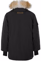 Lookbook Canada Goose Expedition Red Label Black Parka with Coyote Fur Trim Unisex 4660M-61