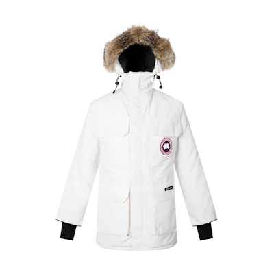 Canada Goose Expedition Red Label Parka White-Unisex Snow-Proof Down Jacket 4660M-433