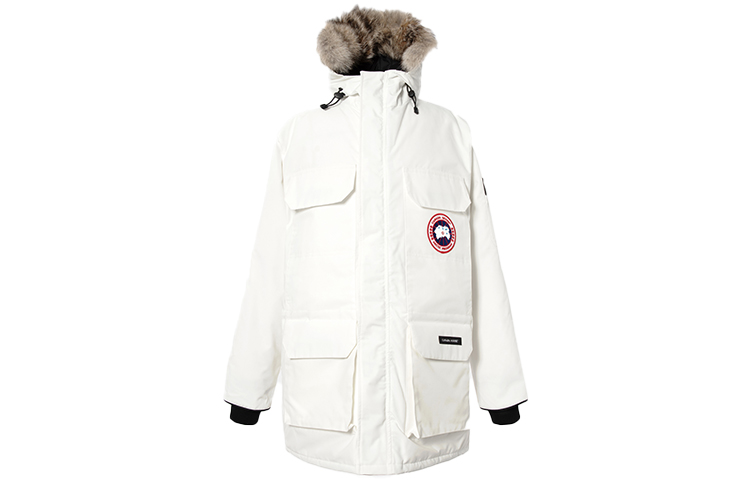 Order Canada Goose Expedition Red Label Parka White-Unisex Snow-Proof Down Jacket 4660M-433