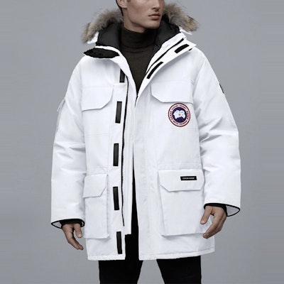 Canada Goose Expedition Red Label Parka White-Unisex Snow-Proof Down Jacket 4660M-433 Shop Canada Goose Expedition Red Label Parka White-Unisex Snow-Proof Down Jacket 4660M-433