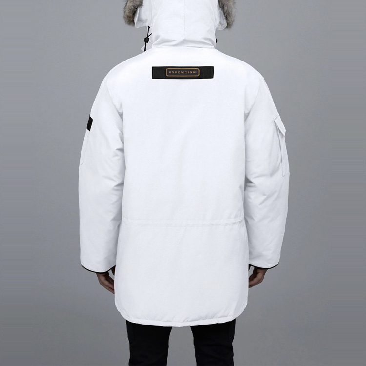 Purchase Canada Goose Expedition Red Label Parka White-Unisex Snow-Proof Down Jacket 4660M-433