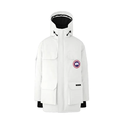 Canada Goose Expedition Red Label Waterproof Windproof White Unisex Parka Jacket. 2051M-433