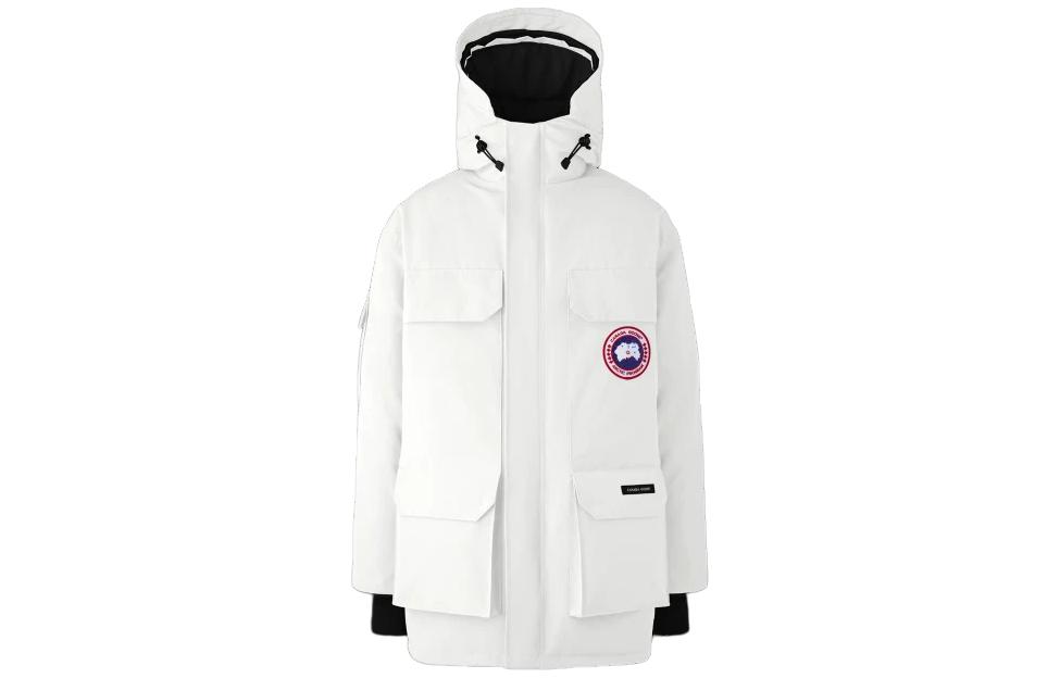 Order Abrigo Unisex Impermeable y Cortavientos Blanco Canada Goose Expedition Red Label. 2051M-433
