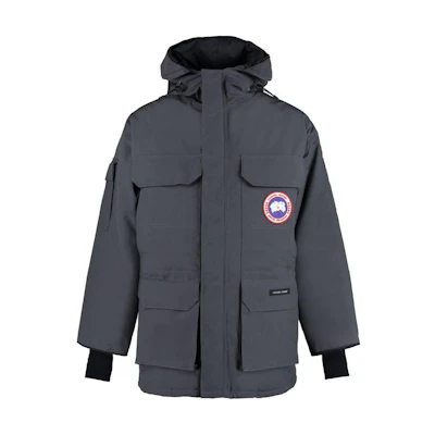 Canada Goose Expedition Series FW22 Snow Mountain Red Label Long Parka Jacket Grey. 2051M-4366