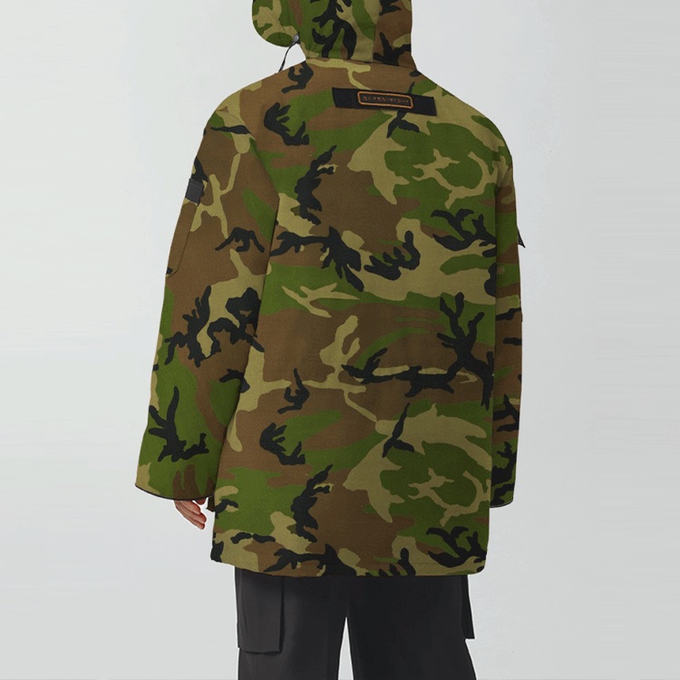 Purchase 加拿大鵝遠征系列綠色迷彩毛帽防水派克外套男款 4660MP-316