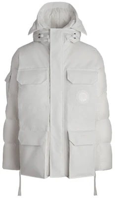 加拿大鹅Expedition白标连帽防水大衣男女同款-白色 4660MRF1-99 Buy 加拿大鹅Expedition白标连帽防水大衣男女同款-白色 4660MRF1-99