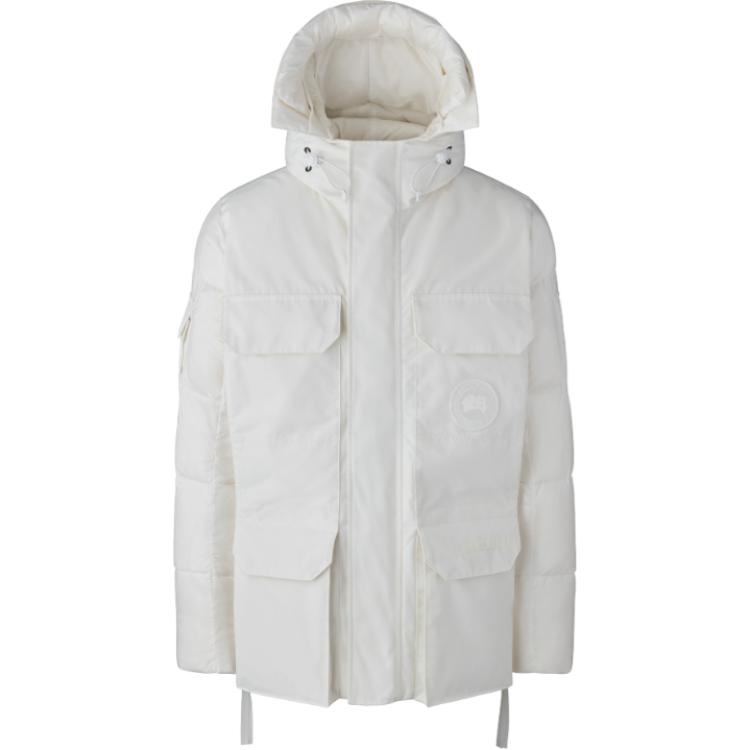 Canada Goose Expedition White Label Parka Windproof Waterproof Down Jacket Beige. 4660MNF1-99