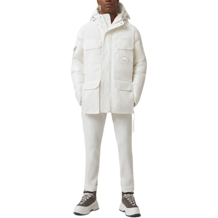 Lookbook Canada Goose Expedition White Label Parka Windproof Waterproof Down Jacket Beige. 4660MNF1-99