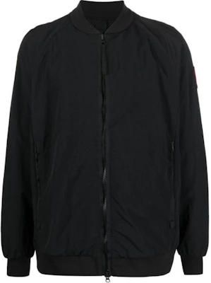 Canada Goose Faber Logo Stand Collar Zip-Up Bomber Jacket Black - 2441M4-961 Buy Canada Goose Faber Logo Stand Collar Zip-Up Bomber Jacket Black - 2441M4-961
