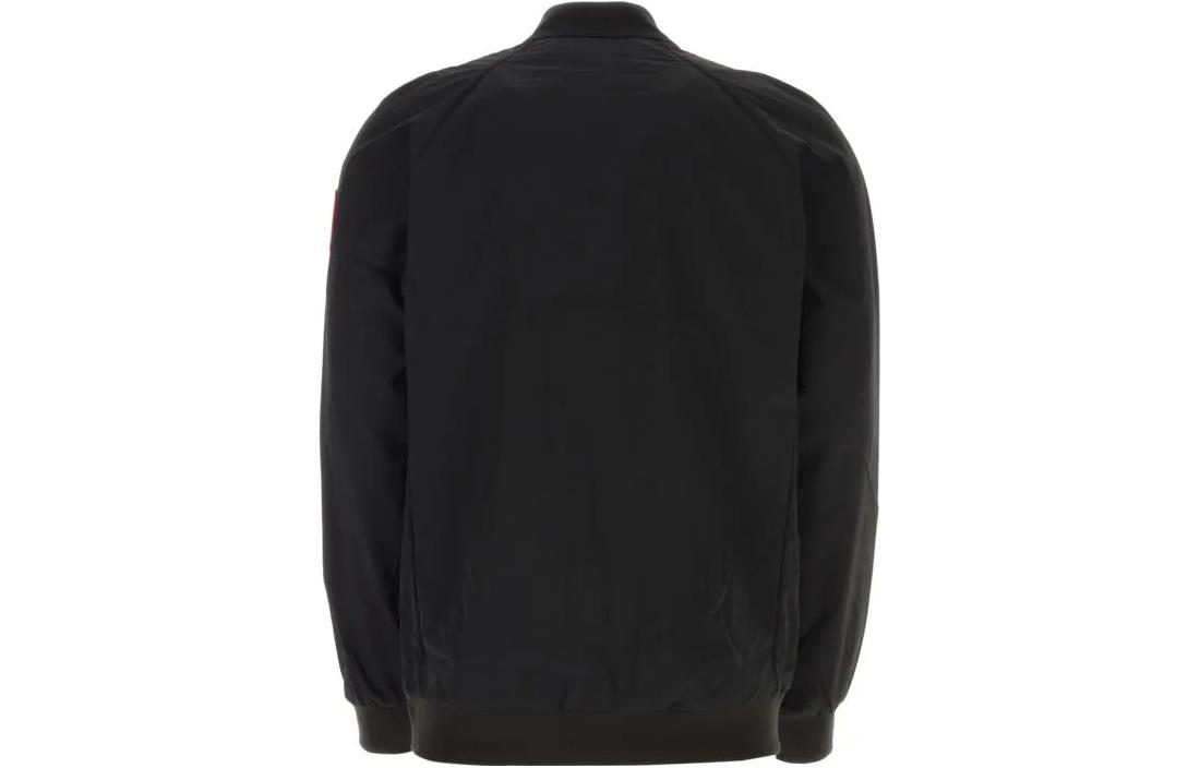 Canada Goose Faber Solid Black Baseball Collar Zip Logo Jacket for Men. 2441M-61 圖 3