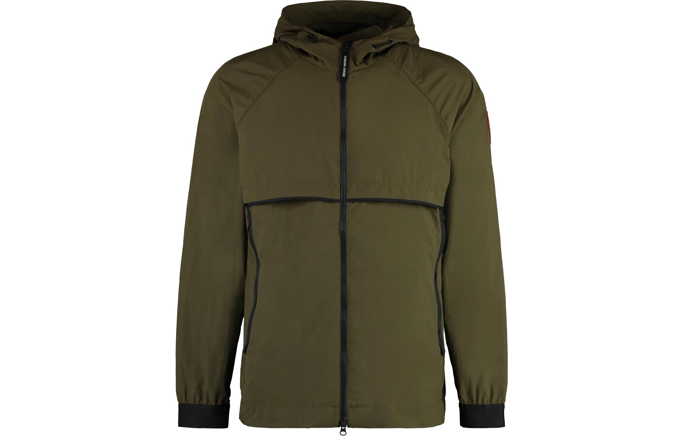 Canada Goose Faber Solid Color Hooded Zip Jacket Green Mens CG2440M4-949