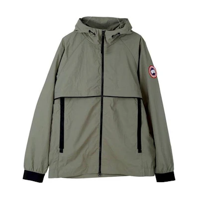 Canada Goose Faber SS23 Lightweight Hooded Zip Jacket Green 2440M-852