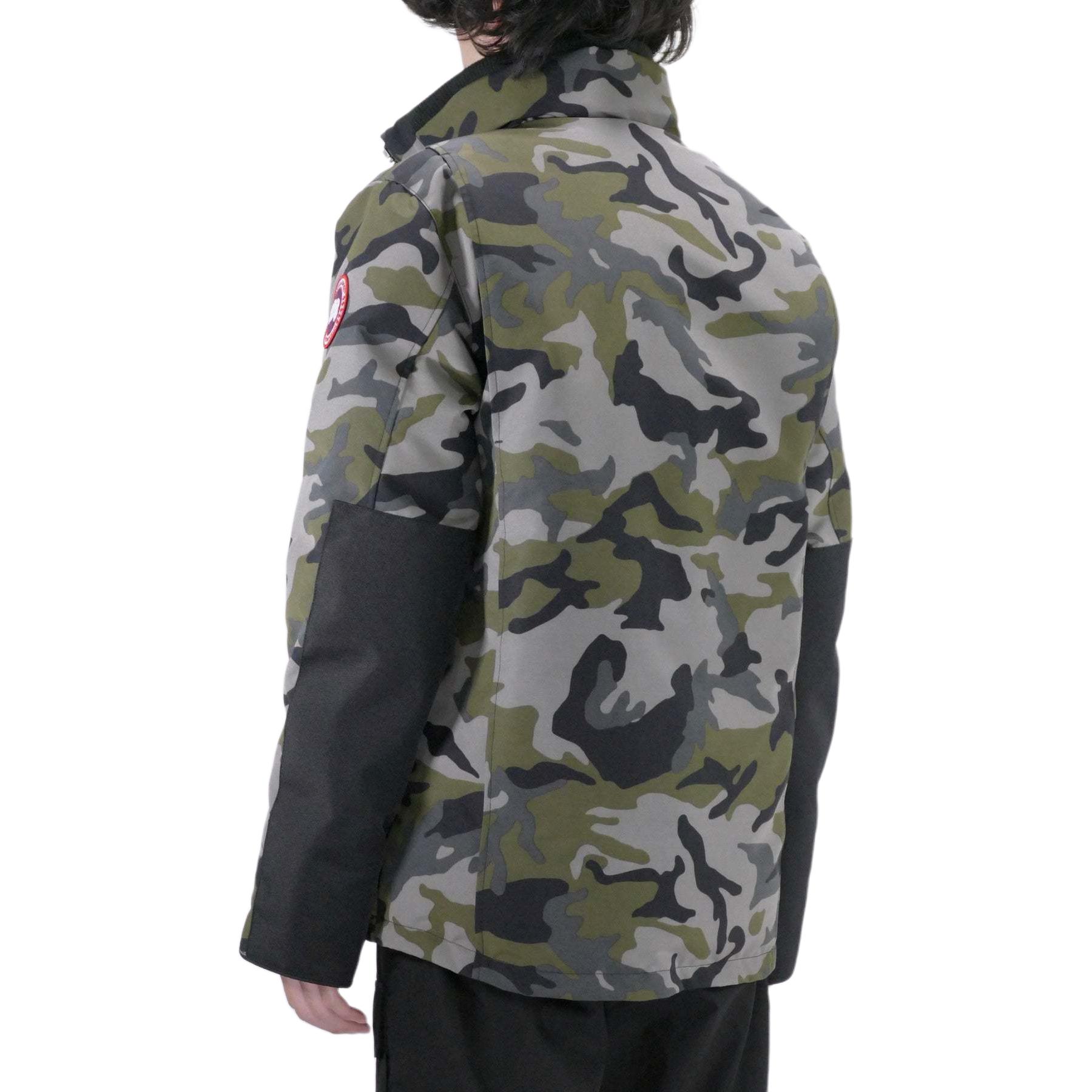 Shop 加拿大鹅迷彩标志立领夹克绿色 5816MP