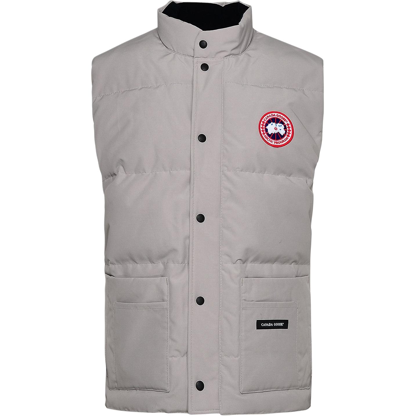 Canada Goose Freestyle FW22 Red Label Waterproof Logo Vest Limestone Unisex. 4154M4-32