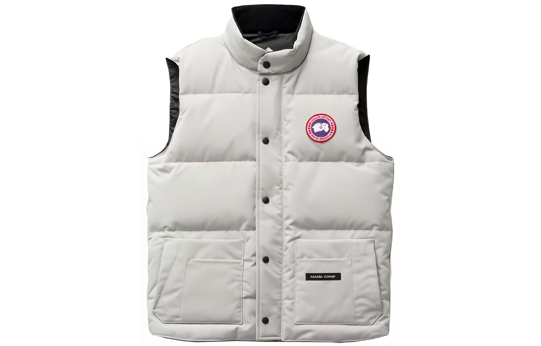 Order Canada Goose Freestyle FW22 Rompi Logo Tahan Air Limestone Unisex. 4154M4-32