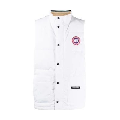 Canada Goose Freestyle FW22 Regeneration Down Vest Unisex White/Spruce Green/Sandstone. 2054U1-1289