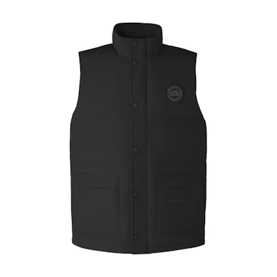 Canada Goose Freestyle Knit Zip-Up Sleeveless Vest Unisex Black. 2054MB-61