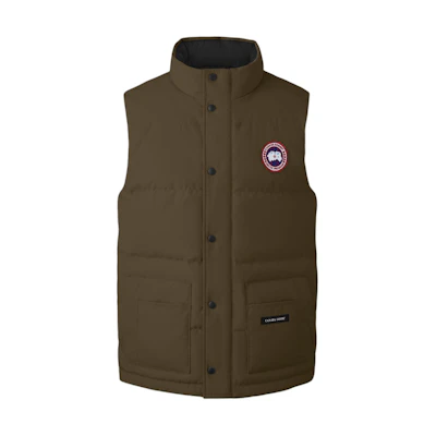 Canada Goose Freestyle Men’s Down Vest Military Green Red Label Waterproof Classic 2054M-49