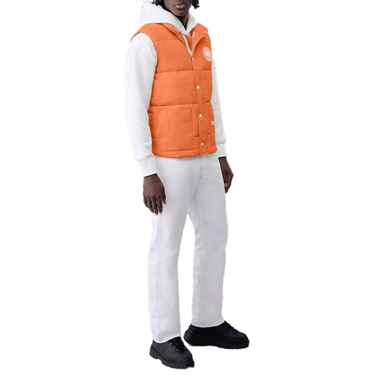 Details for 加拿大鹅北极光防水羽绒马甲日落橙男女同款 4154U1-178