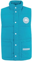 Canada Goose Freestyle Northern Lights White Label Waterproof Down Vest Polar Teal Unisex 4154U1-204 Canada Goose Freestyle Northern Lights White Label Waterproof Down Vest Polar Teal Unisex 4154U1-204