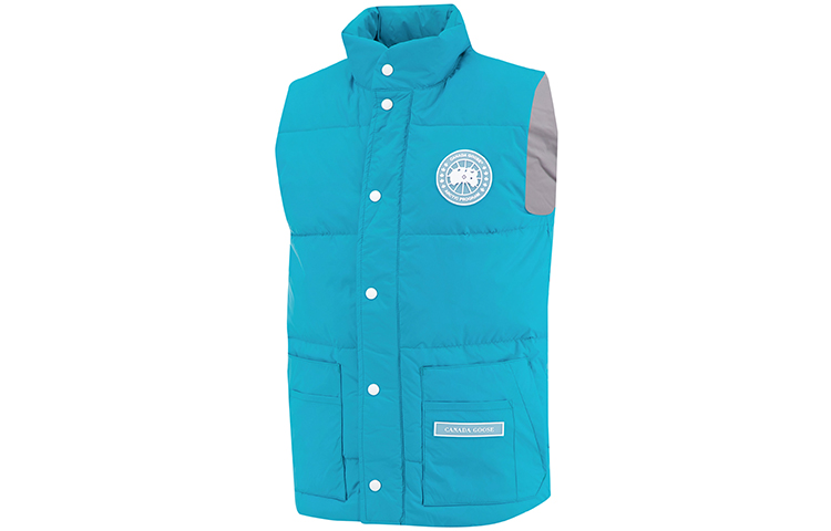 Shop 加拿大鹅自由北极光白标防水羽绒马甲极地蓝男女款 4154U1-204