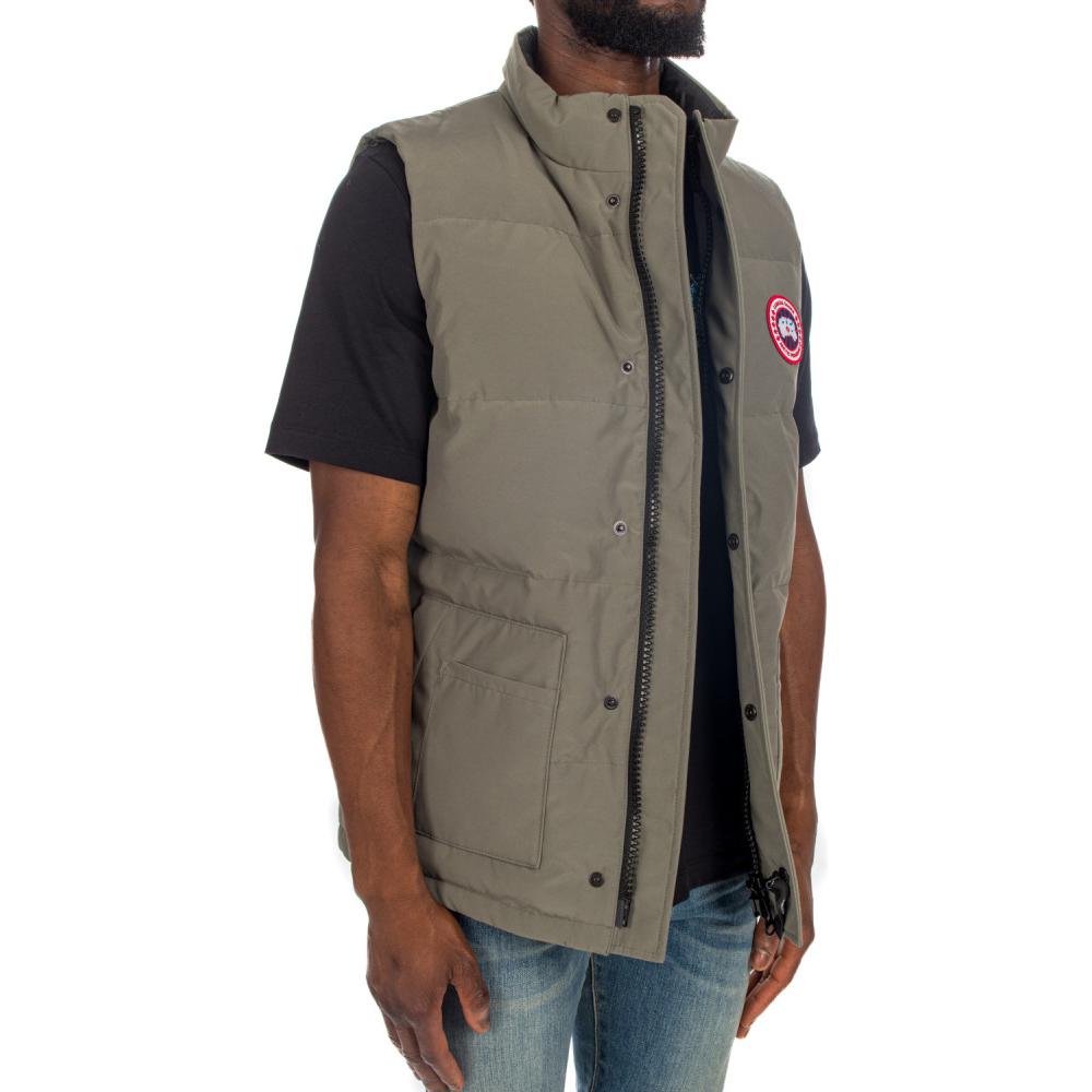 Purchase 加拿大鹅 Freestyle 红标棕色轻便防水男女羽绒马甲. 2054M-852