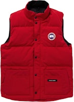 Canada Goose Freestyle Red Lightweight Down Vest Unisex - Logo Waterproof Design 4154M-28 Canada Goose Freestyle Red Lightweight Down Vest Unisex - Logo Waterproof Design 4154M-28