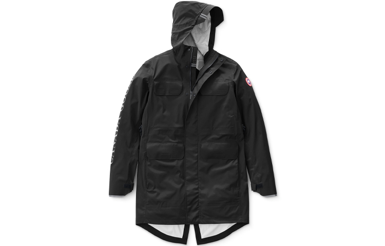 Canada Goose Fusion Fit Seawolf Black Hooded Jacket 5607MA-61