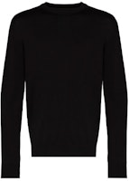 Canada Goose FW21 Black Logo Crewneck Wool Sweater 6892M-61 Canada Goose FW21 Black Logo Crewneck Wool Sweater 6892M-61