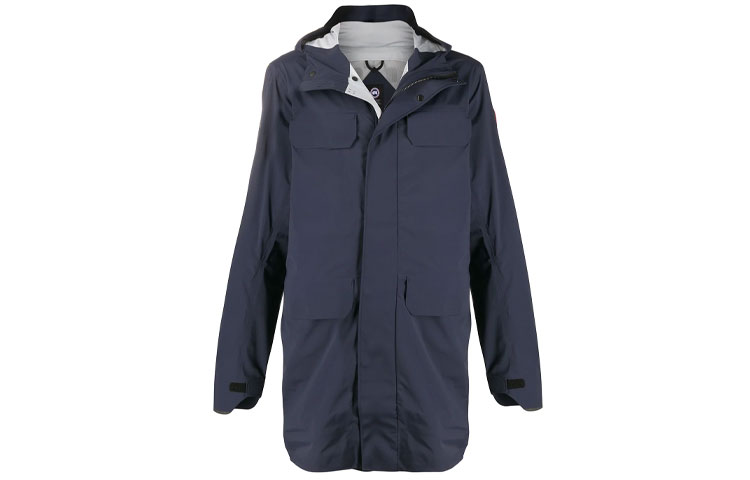 Canada Goose FW21 Classic Waterproof Multi-Pocket Hooded Jacket Blue () 5607M-63
