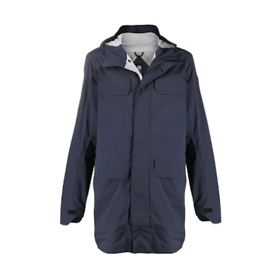 Canada Goose FW21 Classic Waterproof Multi-Pocket Hooded Jacket Blue () 5607M-63