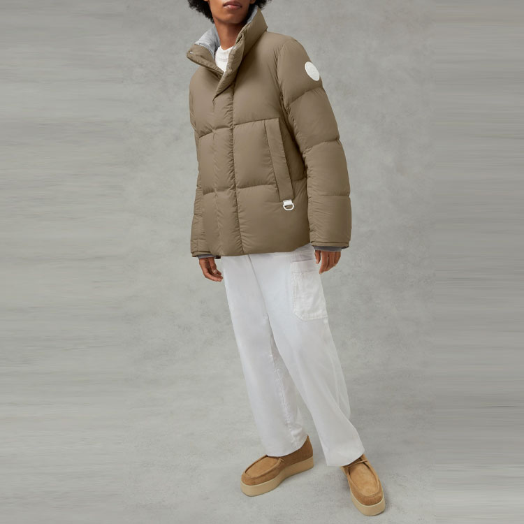 Canada Goose FW21 Everett Beige Windproof Waterproof Short Puffer Parka Jacket. 2613MB1-255 圖 4