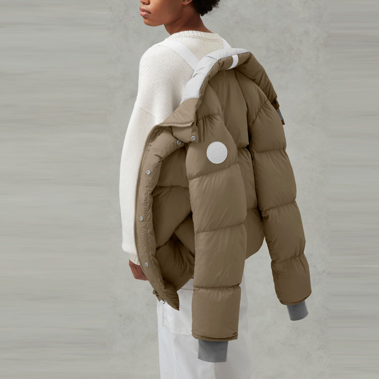 Canada Goose FW21 Everett Beige Windproof Waterproof Short Puffer Parka Jacket. 2613MB1-255 圖 8