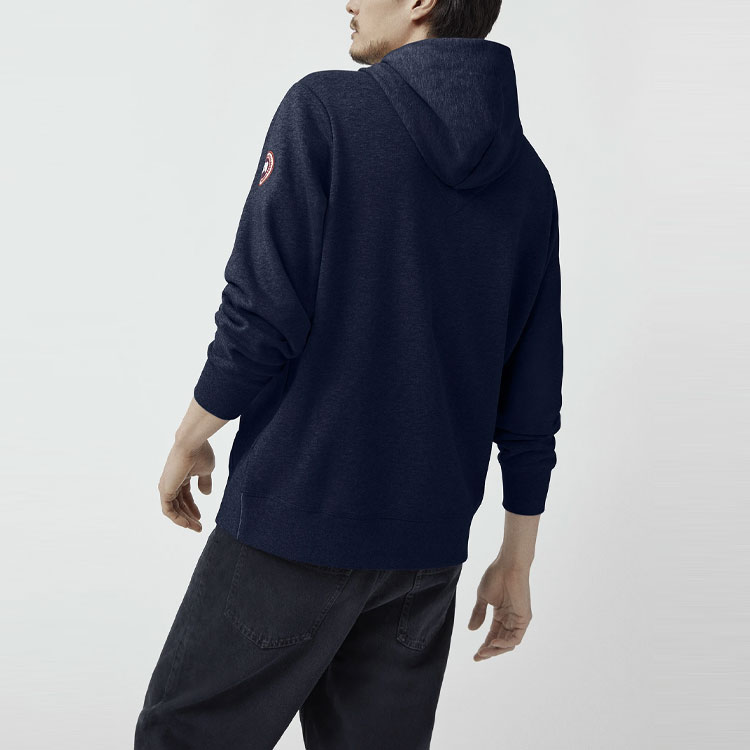 Canada Goose FW21 Huron Logo Pullover Hoodie Blue 7403M-63 圖 5